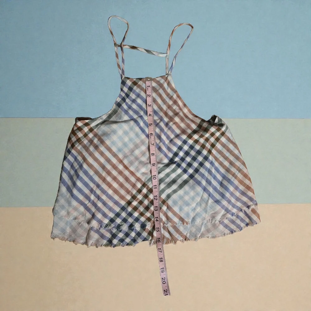 American Eagle Outfitters Multicolor‎ Checkered Crop Tank